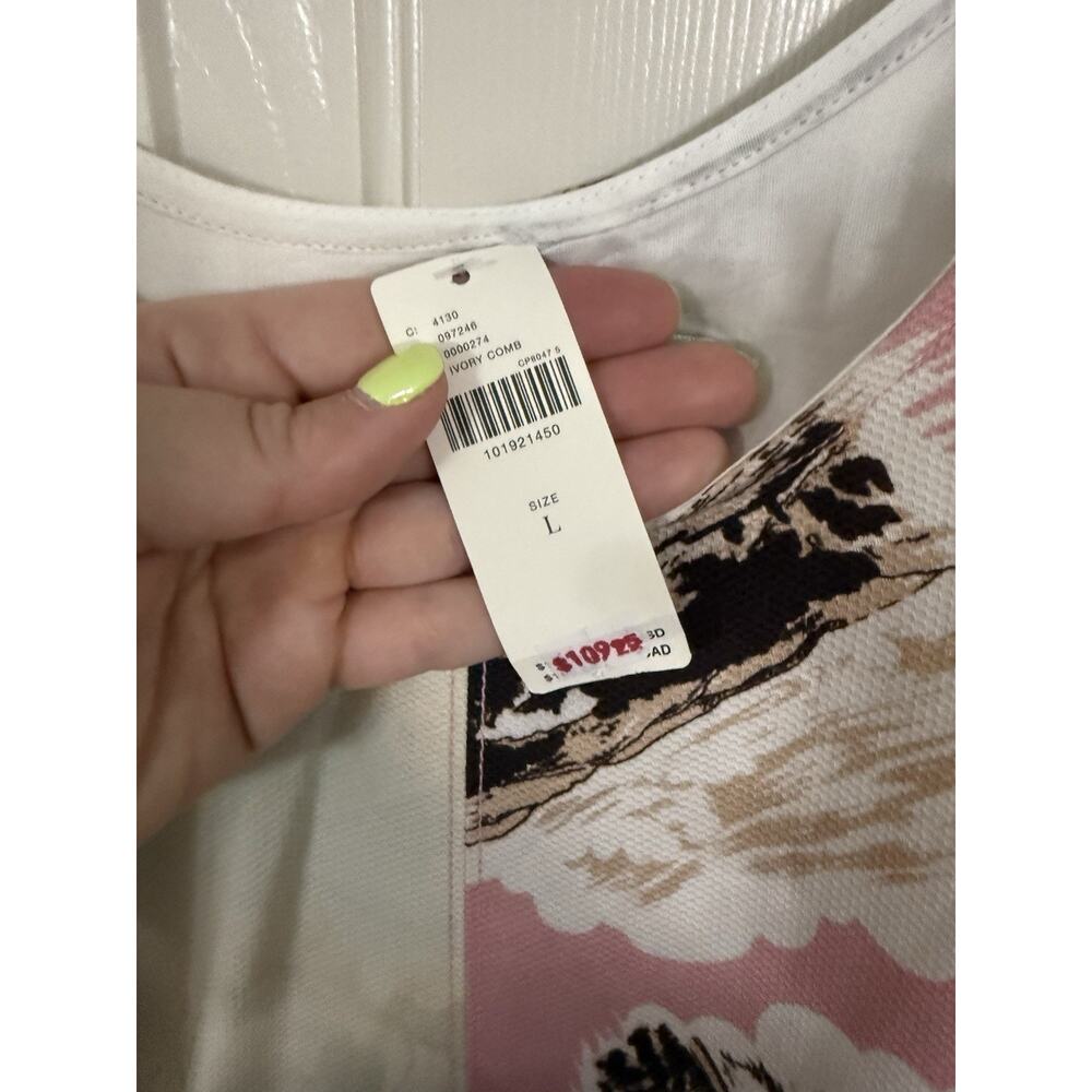 Maeve Anthropologie Keiko Mini Dress Hunting Dog Beagle L New With Tags - Picture 6 of 8